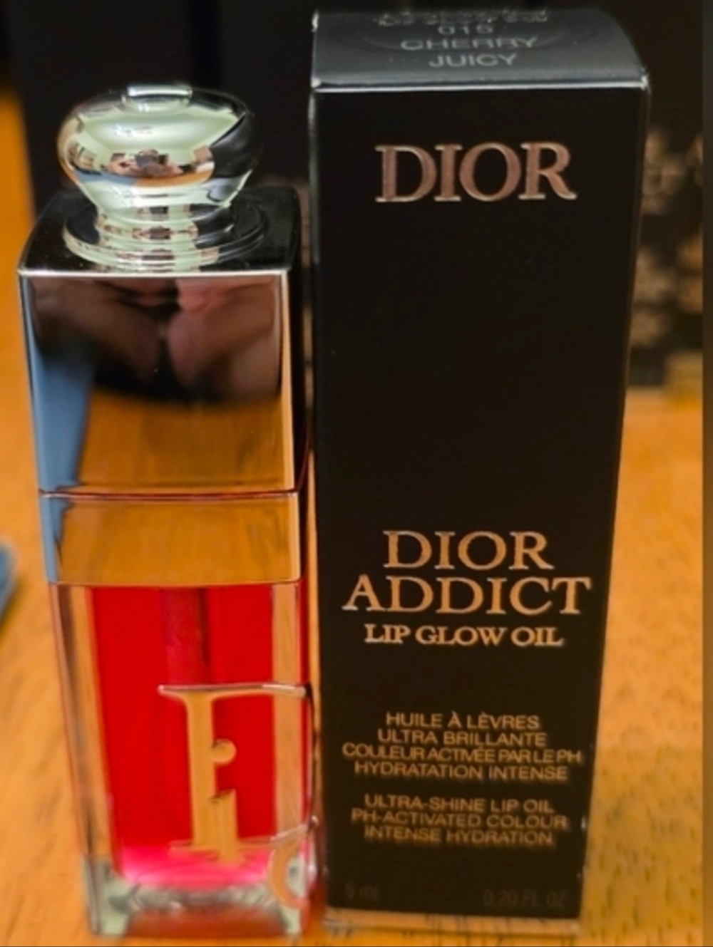 Dior Addict Lip Glow Oil 015 CHERRY JUICY FINISH. BNIB - Picture 4 of 5